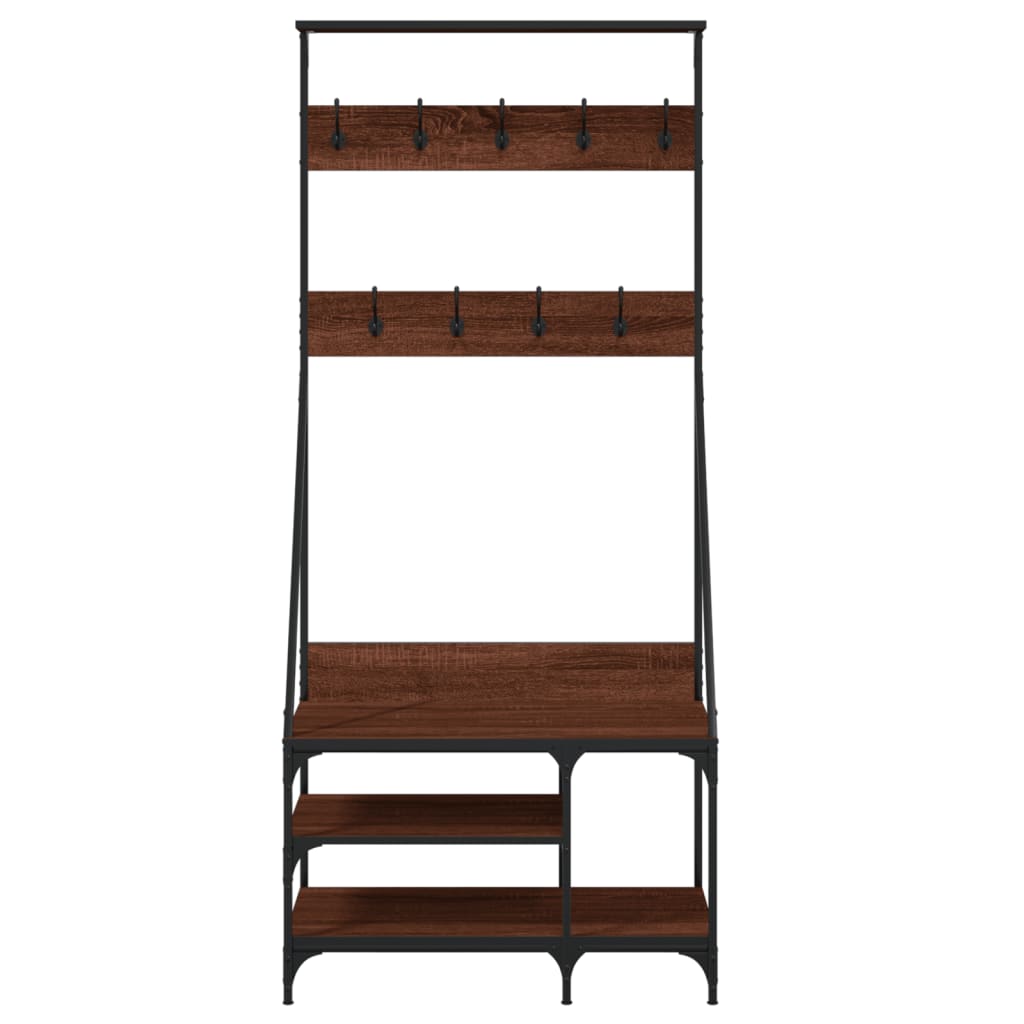 Appendiabiti Con Porta Scarpe 80X40X184 Cm