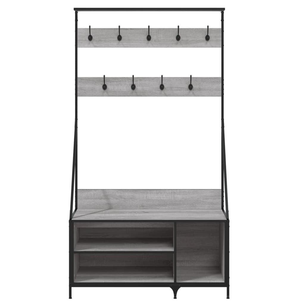 Appendiabiti Con Porta Scarpe 100X41X184 Cm