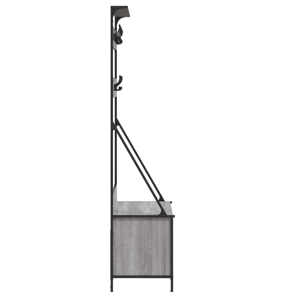 Appendiabiti Con Porta Scarpe 100X41X184 Cm