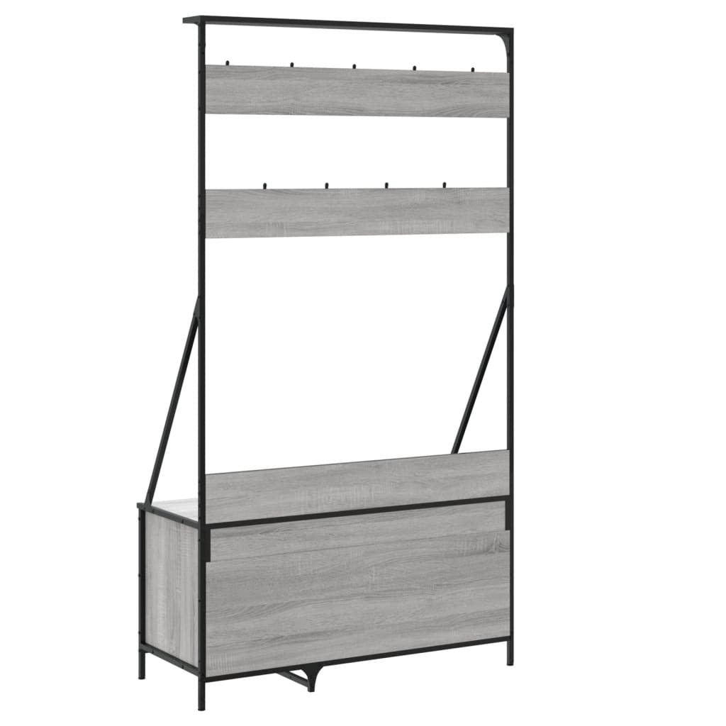 Appendiabiti Con Porta Scarpe 100X41X184 Cm