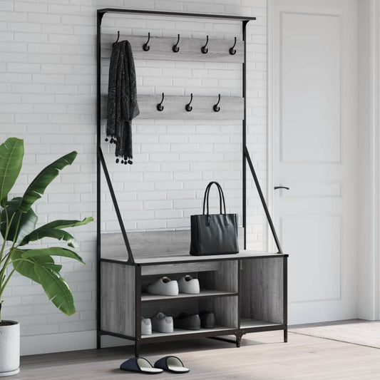 Appendiabiti Con Porta Scarpe 100X41X184 Cm