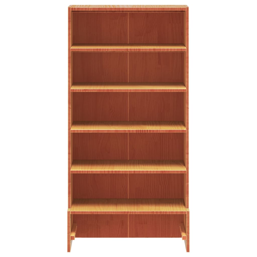 Scarpiera Cera 52X30X104 Cm Legno Massello Di Pino