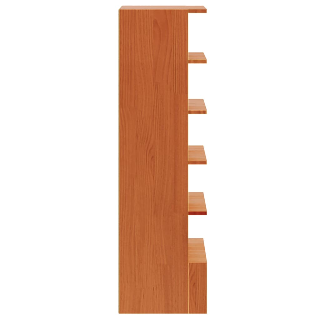 Scarpiera Cera 52X30X104 Cm Legno Massello Di Pino