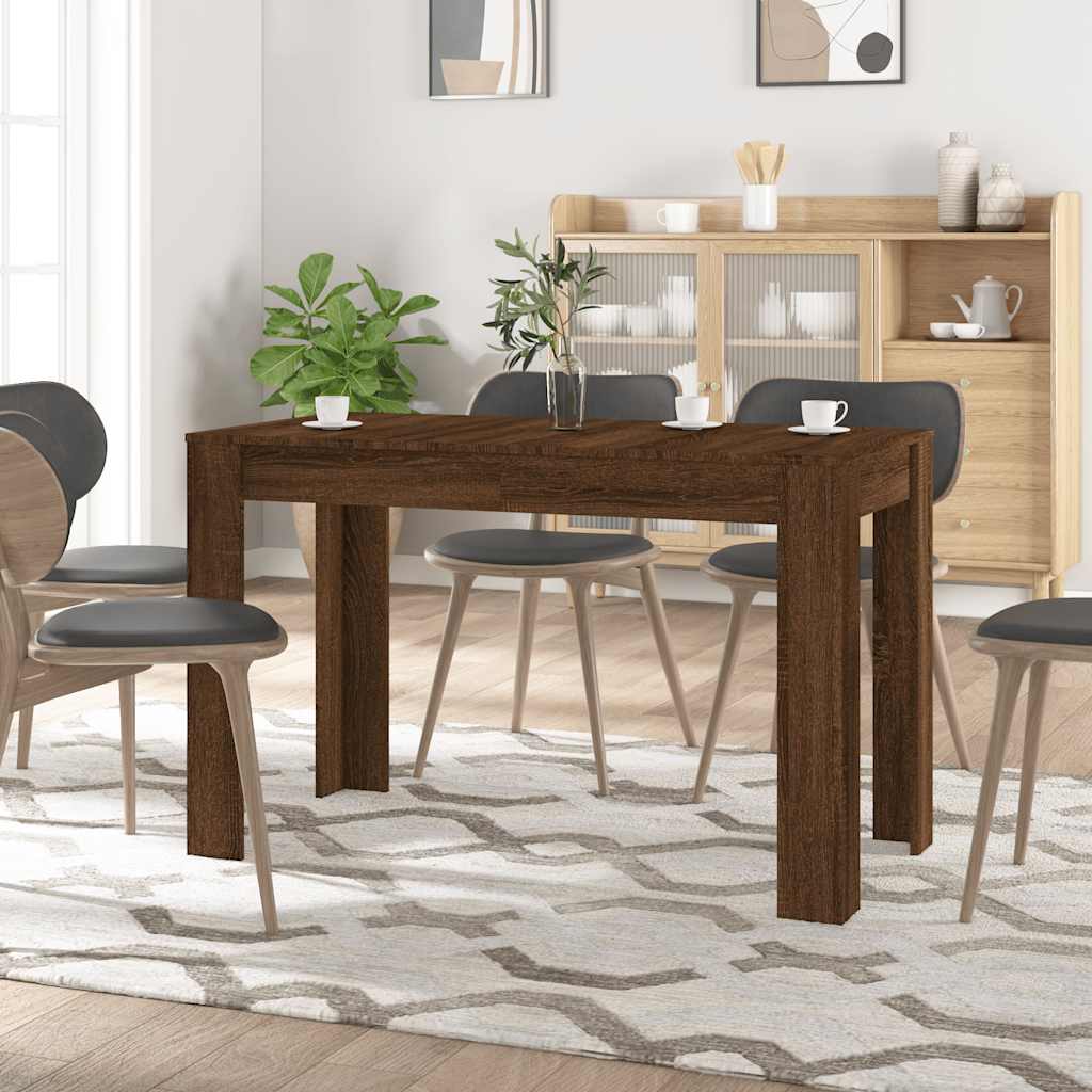 Tavolo Da Pranzo 120X60X76Cm In Legno Multistrato