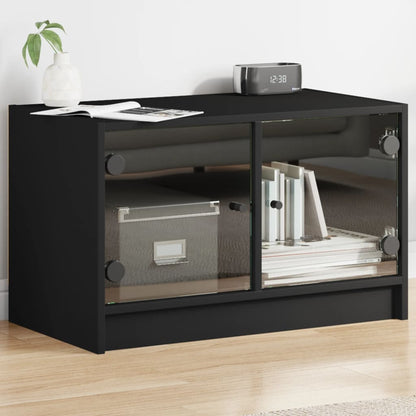 Mobile Porta Tv Con Ante In Vetro 68X37X42 Cm