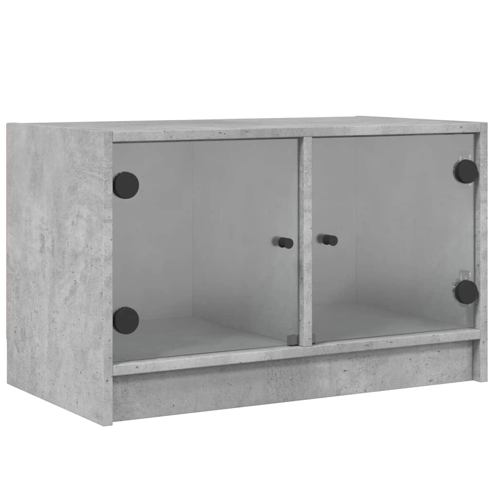Mobile Porta Tv Con Ante In Vetro 68X37X42 Cm