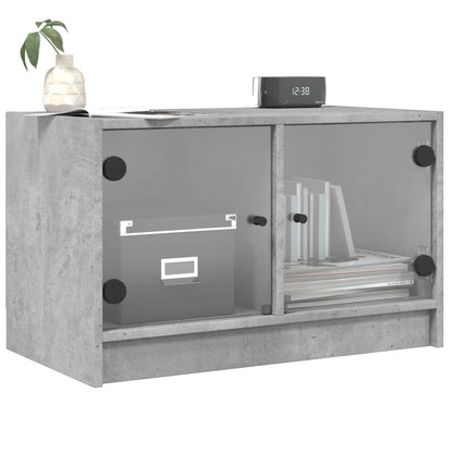 Mobile Porta Tv Con Ante In Vetro 68X37X42 Cm