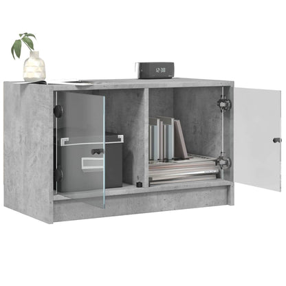 Mobile Porta Tv Con Ante In Vetro 68X37X42 Cm