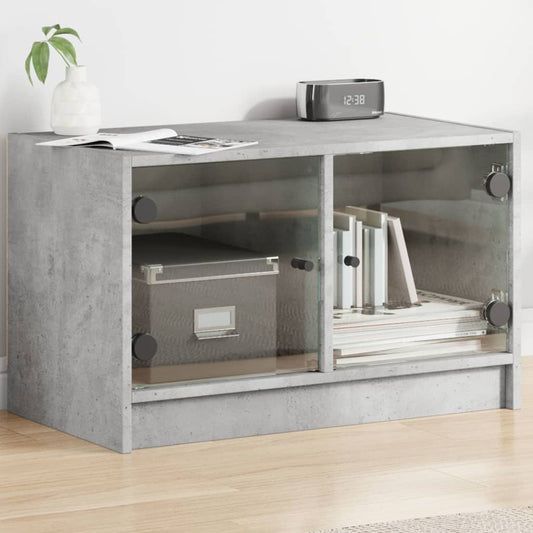 Mobile Porta Tv Con Ante In Vetro 68X37X42 Cm