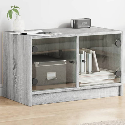 Mobile Porta Tv Con Ante In Vetro 68X37X42 Cm