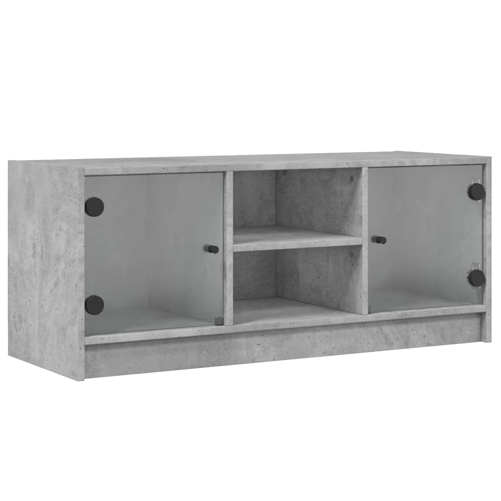 Mobile Porta Tv Con Ante In Vetro 102X37X42 Cm