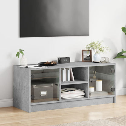Mobile Porta Tv Con Ante In Vetro 102X37X42 Cm