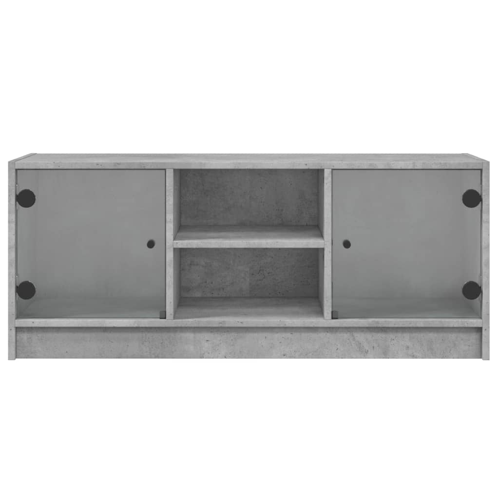 Mobile Porta Tv Con Ante In Vetro 102X37X42 Cm