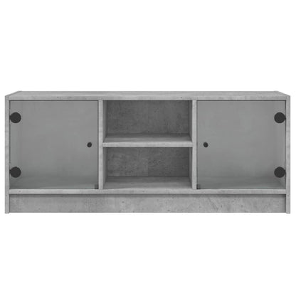 Mobile Porta Tv Con Ante In Vetro 102X37X42 Cm