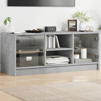 Mobile Porta Tv Con Ante In Vetro 102X37X42 Cm