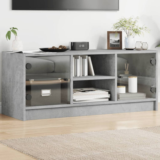 Mobile Porta Tv Con Ante In Vetro 102X37X42 Cm