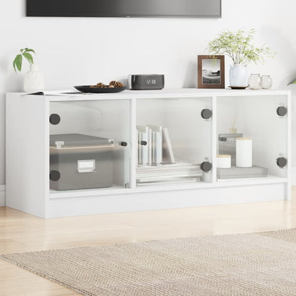 Mobile Porta Tv Con Ante In Vetro 102X37X42 Cm