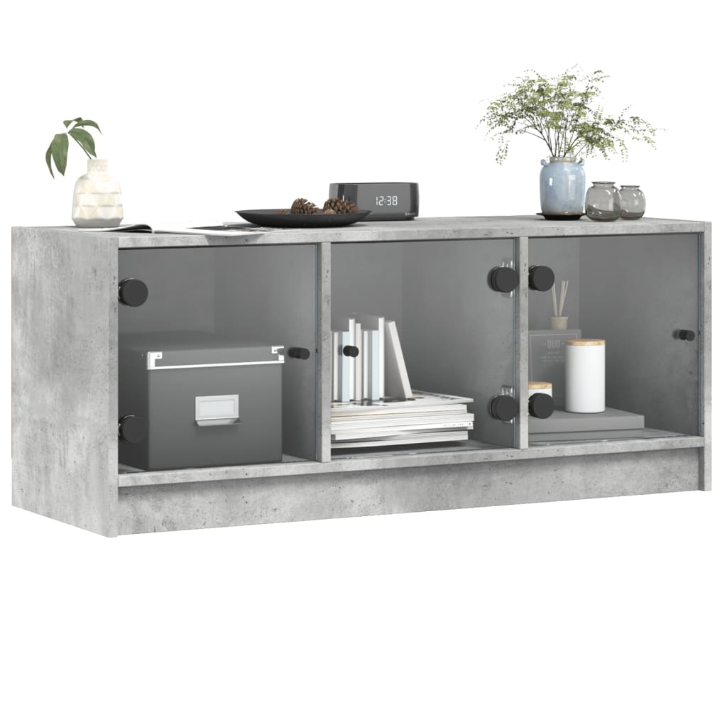 Mobile Porta Tv Con Ante In Vetro 102X37X42 Cm
