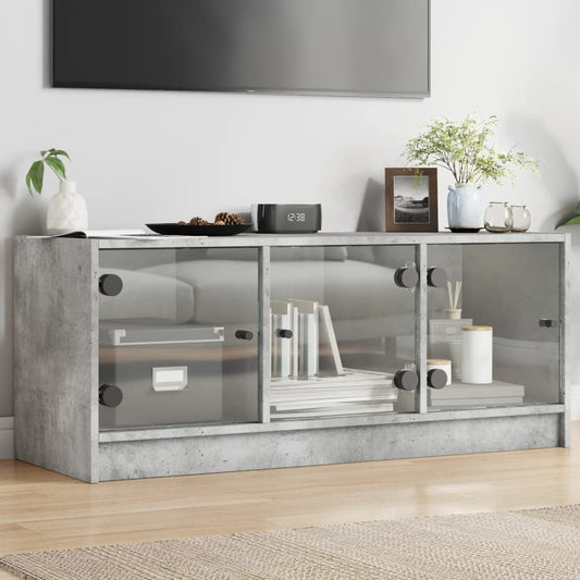 Mobile Porta Tv Con Ante In Vetro 102X37X42 Cm