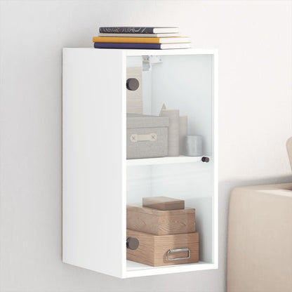 Mobile A Muro Con Ante In Vetro 35X37X68,5 Cm