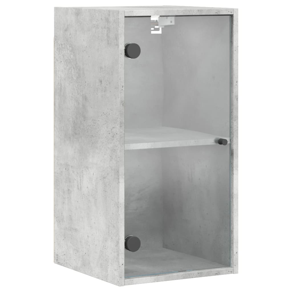 Mobile A Muro Con Ante In Vetro 35X37X68,5 Cm