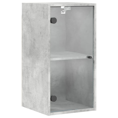 Mobile A Muro Con Ante In Vetro 35X37X68,5 Cm