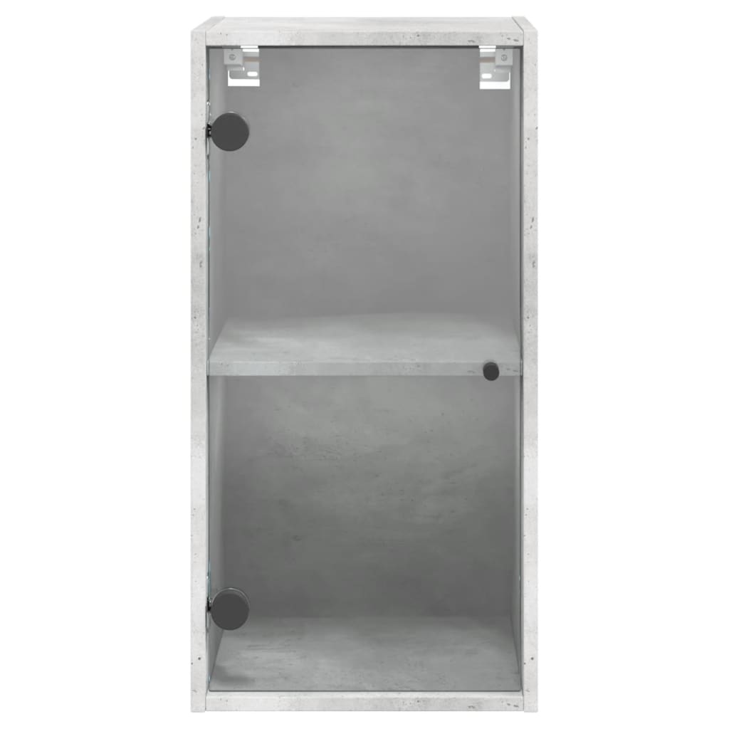 Mobile A Muro Con Ante In Vetro 35X37X68,5 Cm