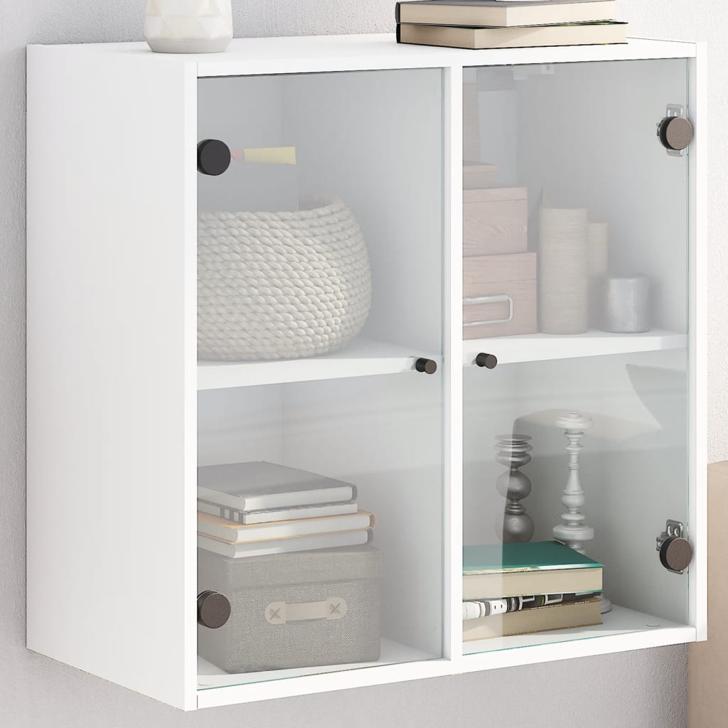 Mobile A Muro Con Ante In Vetro 68X37X68,5 Cm