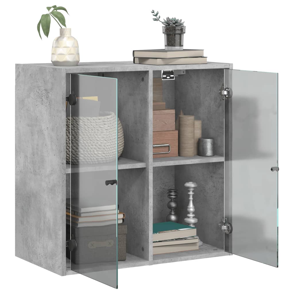 Mobile A Muro Con Ante In Vetro 68X37X68,5 Cm