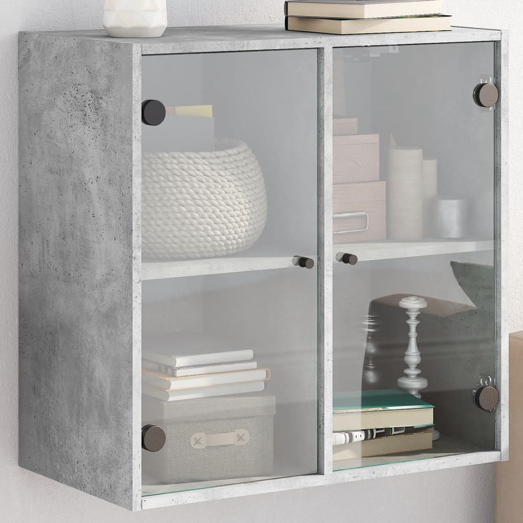 Mobile A Muro Con Ante In Vetro 68X37X68,5 Cm