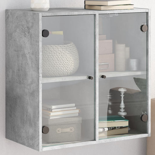 Mobile A Muro Con Ante In Vetro 68X37X68,5 Cm
