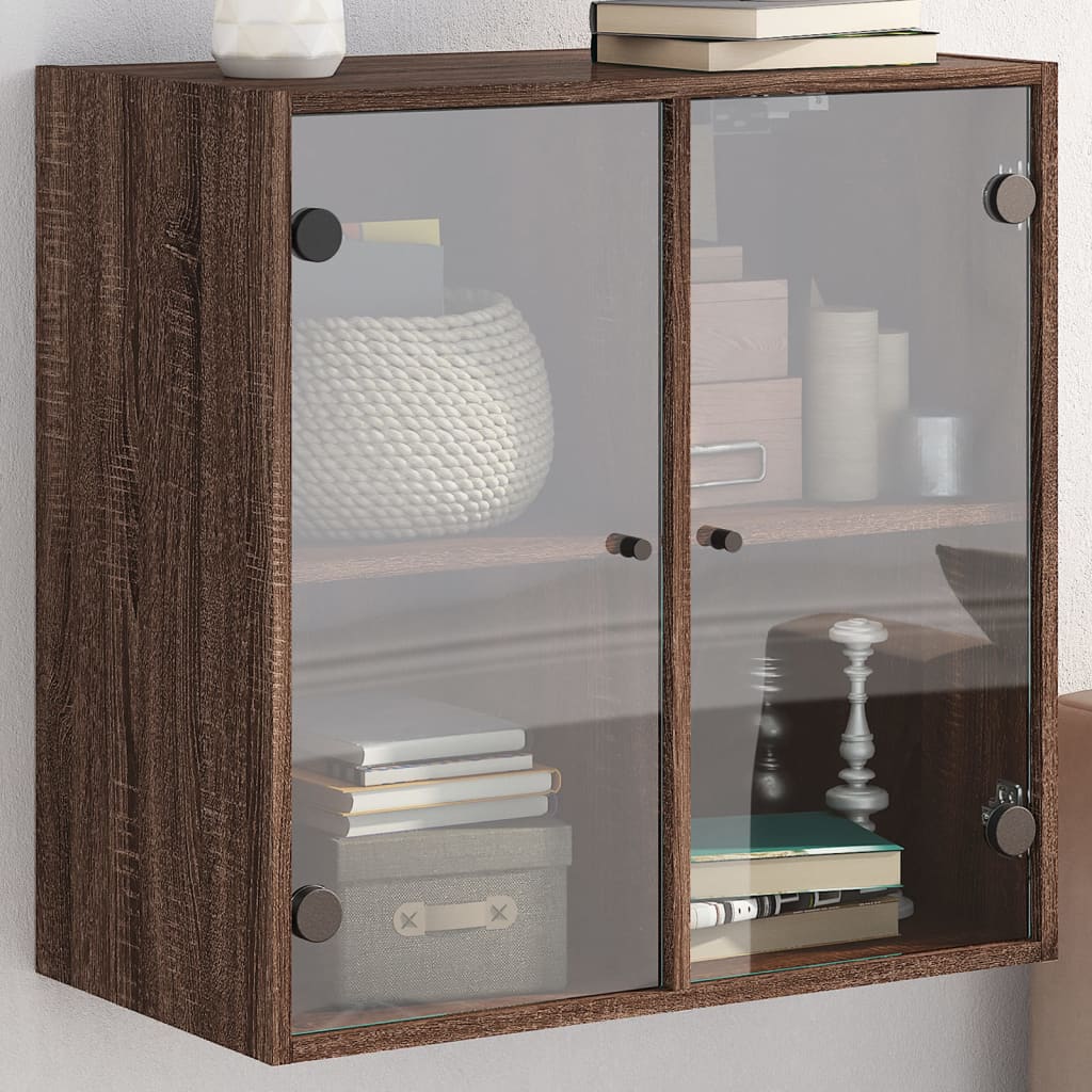 Mobile A Muro Con Ante In Vetro 68X37X68,5 Cm