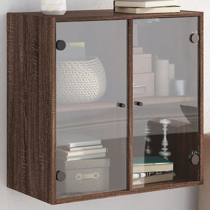 Mobile A Muro Con Ante In Vetro 68X37X68,5 Cm