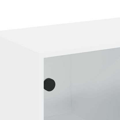 Mobili A Muro Con Ante In Vetro 2Pz 68,5X37X35 Cm