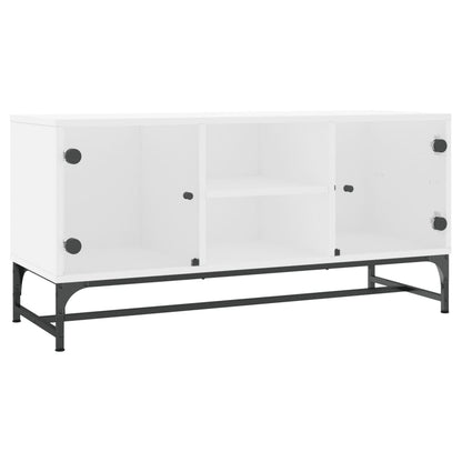 Mobile Porta Tv Con Ante In Vetro 102X37X50 Cm