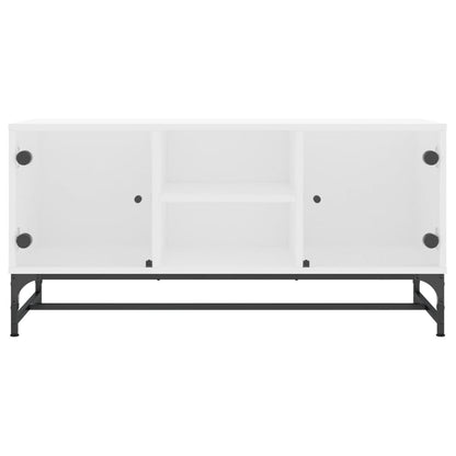 Mobile Porta Tv Con Ante In Vetro 102X37X50 Cm