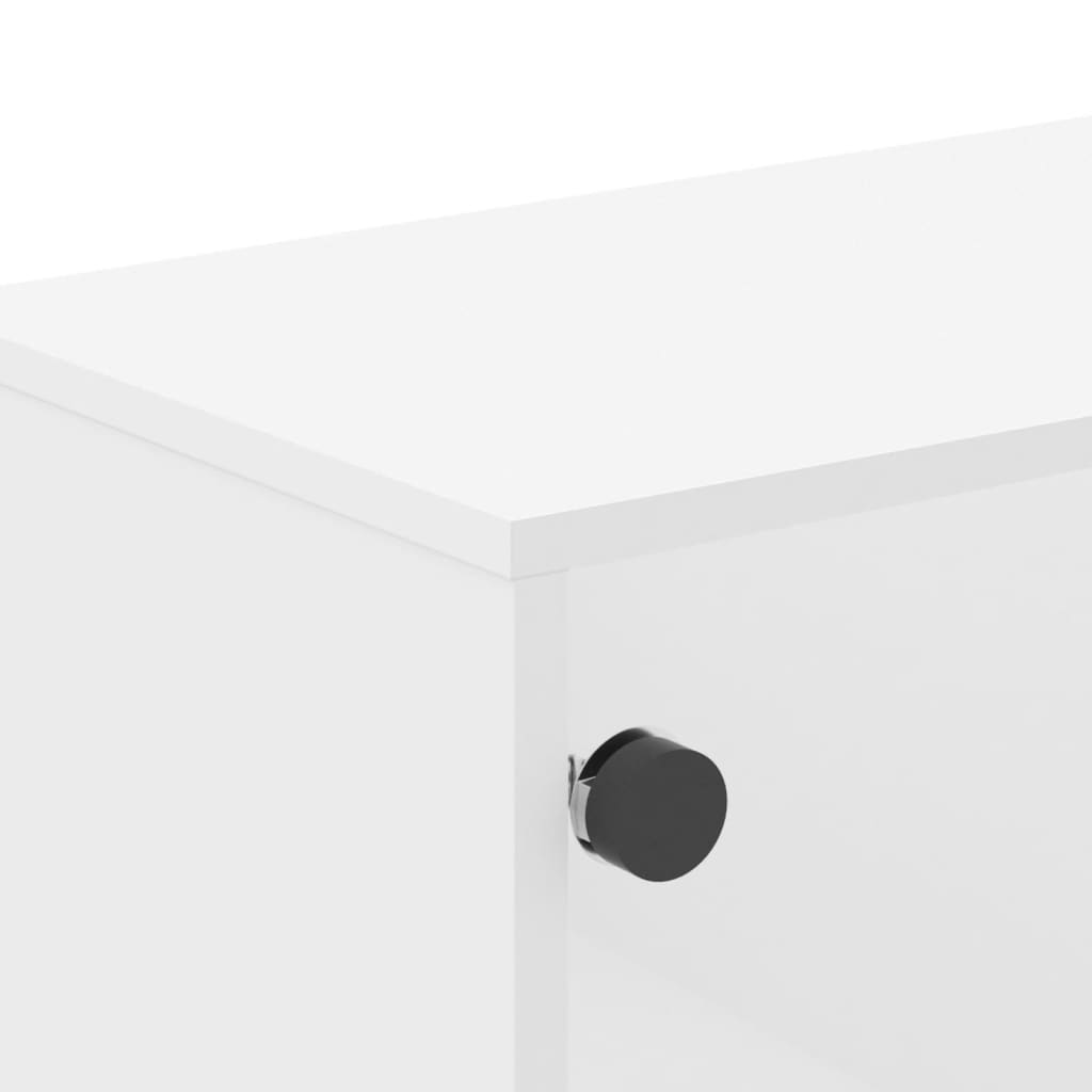 Mobile Porta Tv Con Ante In Vetro 102X37X50 Cm
