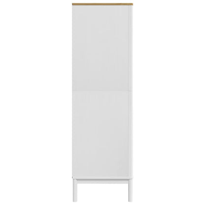 Armadio Floro 77X53X171 Cm In Legno Massello Di Pino