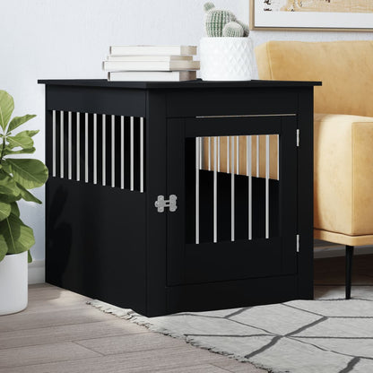 Gabbia Cani Da Arredamento Bianca 45X62X59Cm Legno Multistrato