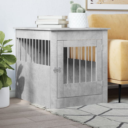 Gabbia Cani Da Arredamento Bianca 45X62X59Cm Legno Multistrato