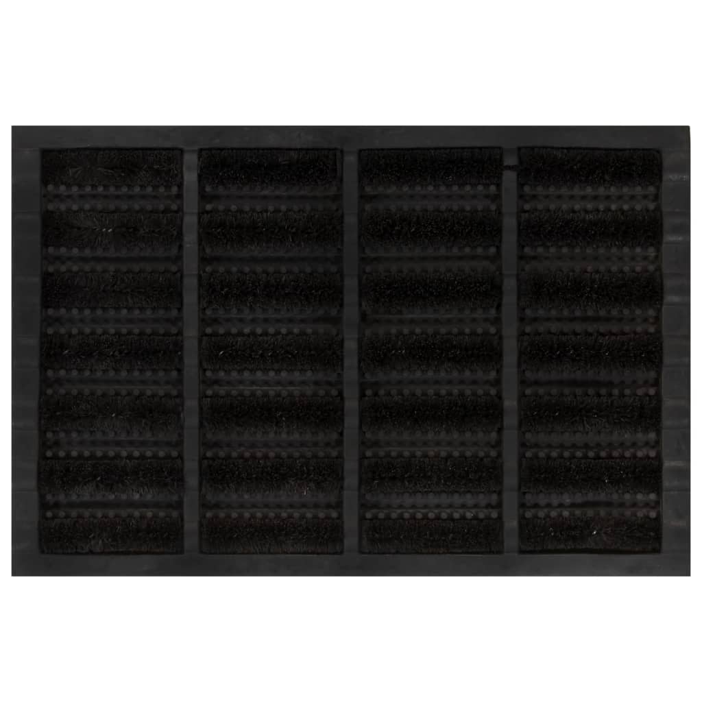 Zerbino Rettangolare 40X60 Cm In Gomma E Fibra Di Cocco