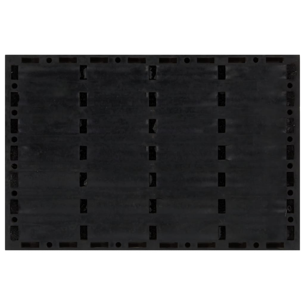 Zerbino Rettangolare 40X60 Cm In Gomma E Fibra Di Cocco