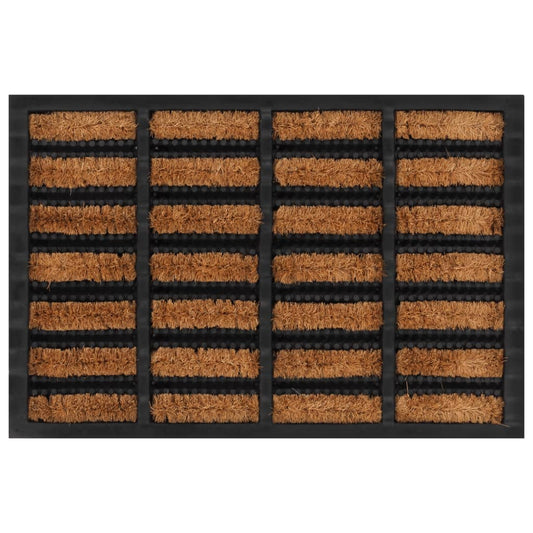Zerbino Rettangolare 40X60 Cm In Gomma E Fibra Di Cocco