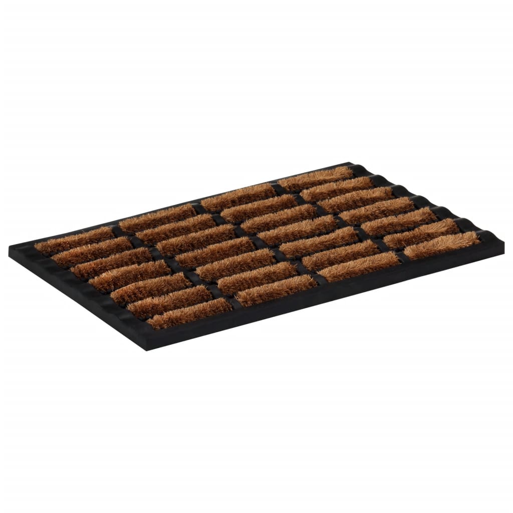Zerbino Rettangolare 40X60 Cm In Gomma E Fibra Di Cocco