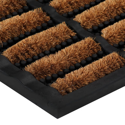 Zerbino Rettangolare 40X60 Cm In Gomma E Fibra Di Cocco