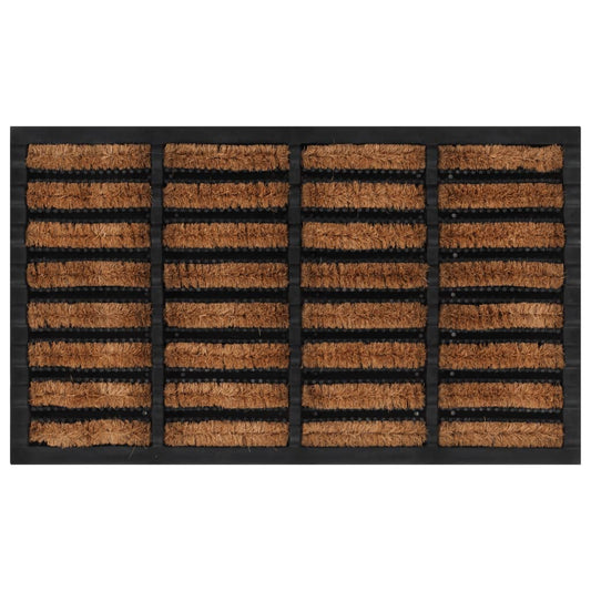 Zerbino Rettangolare 45X75 Cm In Gomma E Fibra Di Cocco