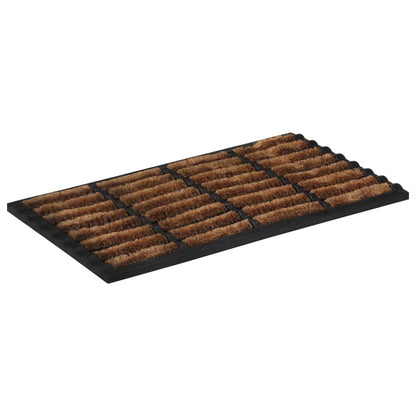 Zerbino Rettangolare 45X75 Cm In Gomma E Fibra Di Cocco