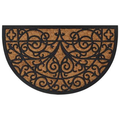 Zerbino Mezzo Rotondo 45X75 Cm In Gomma E Fibra Di Cocco