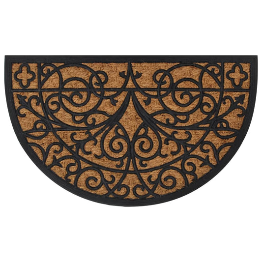 Zerbino Mezzo Rotondo 45X75 Cm In Gomma E Fibra Di Cocco