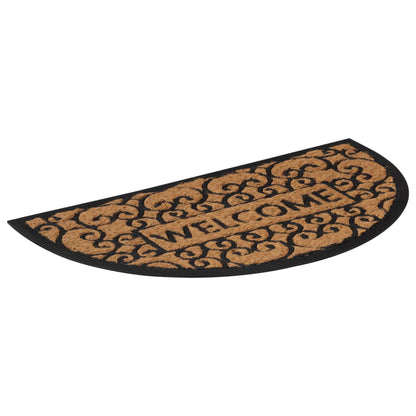 Zerbino Mezzo Rotondo 45X75 Cm In Gomma E Fibra Di Cocco